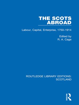 cover image of The Scots Abroad